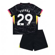 Chelsea Wesley Fofana #29 Tredjedraktsett Barn 2024-25 Kortermet (+ korte bukser)